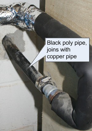 Black polyethylene pipe